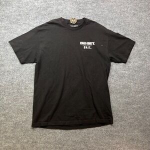 Bait X Call of Duty Black Ops Zombies T-Shirt Men's Black Casual Tee - Large